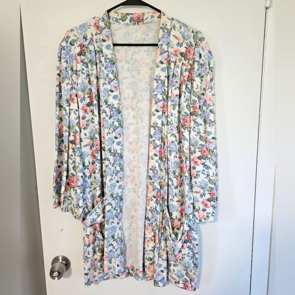 Floral cardigan